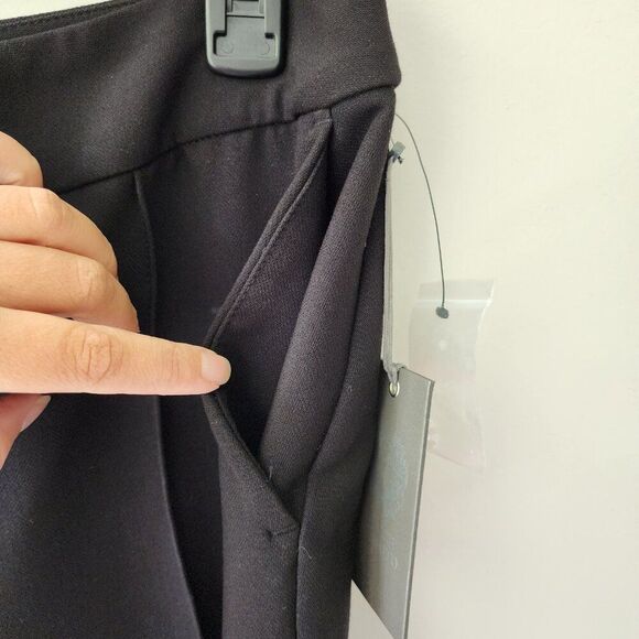 VINCE CAMUTO Trouser Black | Women's 10 | Single Pleat Crease - Picture 4 of 9